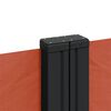 vidaXL Auvent lat&eacute;ral r&eacute;tractable terre cuite 200x600 cm
