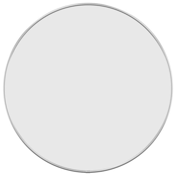 vidaXL Miroir mural Argenté Ø 50 cm Rond