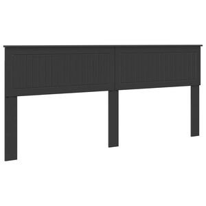 vidaXL T&ecirc;te de lit Ch&ecirc;ne noir Bois d'ing&eacute;nierie