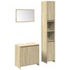 vidaXL Ensemble de meubles de salle de bain 3 pcs ch&ecirc;ne sonoma