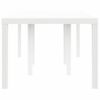 vidaXL Table de jardin pour repas Blanc 200 x 100 x 73 cm polyrotin