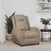 vidaXL Fauteuil inclinable Cappuccino Similicuir