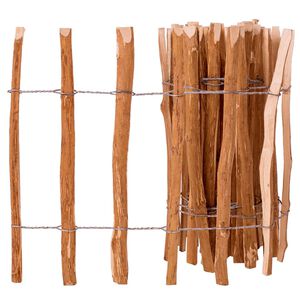 vidaXL Cl&ocirc;ture &agrave; piquets Bois de noisetier 60x500 cm