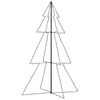 vidaXL Arbre de No&euml;l c&ocirc;ne 240 LED d'int&eacute;rieur/d'ext&eacute;rieur 118x180 cm