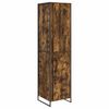 vidaXL Garde-robe Ch&ecirc;ne Fum&eacute; 50 x 50 x 200 cm Bois d'ing&eacute;nierie