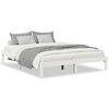 vidaXL Cadre de lit extra long sans matelas 160x210 cm bois massif pin