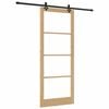 vidaXL Porte coulissante Naturel 93 x 232 cm
