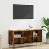 vidaXL Meuble TV Bois Ancien 103,5 x 30 x 50 cm Bois d'ing&eacute;nierie