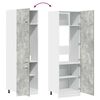 vidaXL Armoire réfrigérée "Lyon" Gris béton 60 x 57 x 207 cm Bois d'ingénierie