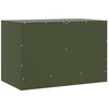 vidaXL Meubles TV 2 pcs vert olive 67x39x44 cm acier