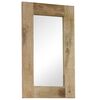 vidaXL Miroir Bois de manguier massif 50 x 80 cm