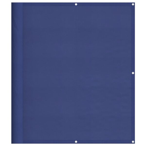 vidaXL &Eacute;cran de balcon bleu 120x700 cm 100% polyester oxford