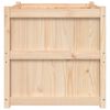 vidaXL Jardinière d'extérieur 70x70x70 cm bois de pin massif