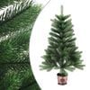 vidaXL Arbre de Noël artificiel aiguilles réalistes 65 cm vert