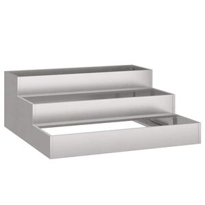 vidaXL Cache-pot de jardin Rouill&eacute; 90 x 90 x 35 cm Acier patin&eacute;