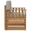 vidaXL Ensemble de canap&eacute;s d'ext&eacute;rieur Naturel 71 x 63 x 73 cm