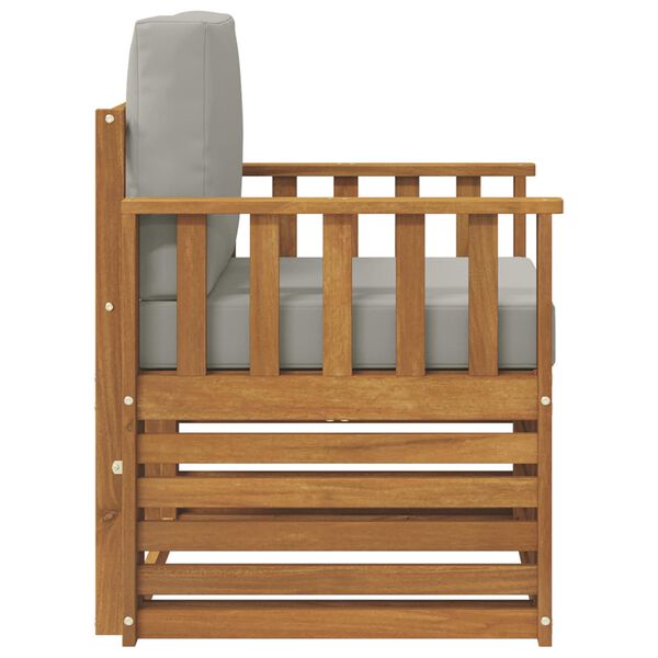 vidaXL Ensemble de canap&eacute;s d'ext&eacute;rieur Naturel 71 x 63 x 73 cm