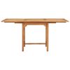 vidaXL Ensemble à manger de jardin 5 pcs Bois de teck massif