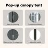 vidaXL Tente de réception pliable avec parois Anthracite 2x2 m