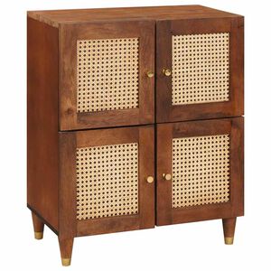 vidaXL Buffet Marron 60 x 33,5 x 75 cm Bois de mangue massif