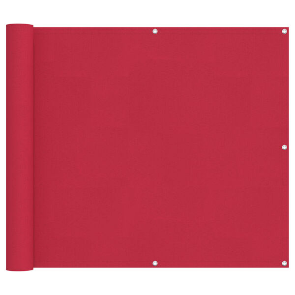 vidaXL &Eacute;cran de balcon Bordeaux 90 x 200 cm Tissu Oxford