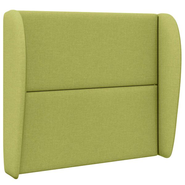 vidaXL Oreille de t&ecirc;te de lit Vert 80 x 23 x 6 cm tissu