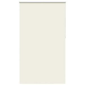 vidaXL Store enrouleur occultant blanc cass&eacute; 120x210 cm largeur tissu