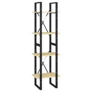 vidaXL Biblioth&egrave;que &agrave; 4 niveaux 40x30x140 cm Bois de pin massif