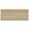 vidaXL Boîte de rangement chêne sonoma 90x35x35 cm bois d'ingénierie
