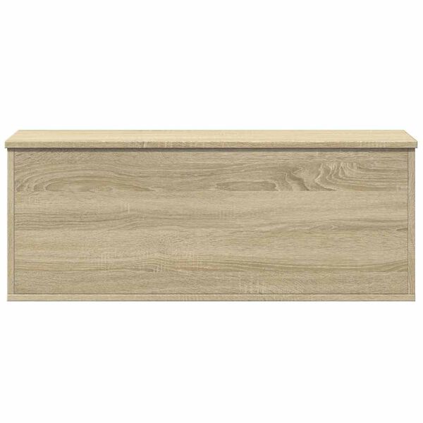 vidaXL Boîte de rangement chêne sonoma 90x35x35 cm bois d'ingénierie