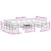 vidaXL Ensemble de canap&eacute;s d'ext&eacute;rieur 11 pcs Naturel et Anthracite