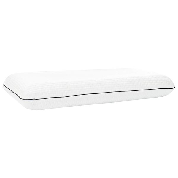 vidaXL Coussin de sommeil Uni Blanc 70 x 40 x 14 cm Mousse de Gel