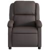 vidaXL Fauteuil de massage inclinable électrique marron foncé
