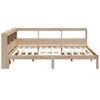 vidaXL Lit bibliothèque sans matelas 120x190 cm bois de pin massif