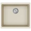 vidaXL &Eacute;vier Beige 530 x 460 mm 80% Quartz et 20% R&eacute;sine