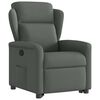 vidaXL Fauteuil inclinable Gris fonc&eacute; Tissu