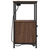 vidaXL Cabinet de chevet Ch&ecirc;ne brun 40 x 31 x 60 cm Bois d'ing&eacute;nierie