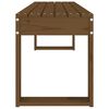 vidaXL Banc de jardin marron miel 110x38x45 cm bois de pin massif