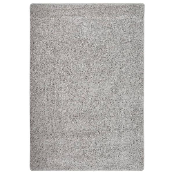 vidaXL Tapis shaggy antid&eacute;rapant Gris clair 120x170 cm