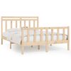 vidaXL Cadre de lit sans matelas bois de pin massif 120x200 cm