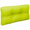 vidaXL Coussin de palette vert vif 80x40x12 cm tissu