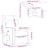 vidaXL Fauteuil inclinable de massage Cr&egrave;me Tissu