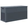 vidaXL Bo&icirc;te de rangement de jardin 320 L Anthracite