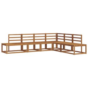 vidaXL Ensemble de canap&eacute;s d'ext&eacute;rieur 6 Pi&egrave;ce Naturel