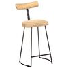 vidaXL Tabourets de bar lot de 2 49x43x88 cm bois de manguier massif