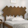 vidaXL T&ecirc;te de lit Marron miel 122,5x3x80,5 cm Bois massif de pin