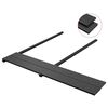 vidaXL Planche de terrasse 4 pcs Noir WPC
