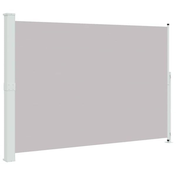 vidaXL Auvent lat&eacute;ral r&eacute;tractable de patio 200x300 cm Gris
