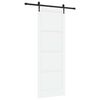 vidaXL Porte coulissante ORKDAL Blanc 83 x 232 cm Bois de pin massif