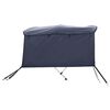 vidaXL Toit bimini à 3 arceaux parois latérales 183x(137-152)x137 cm